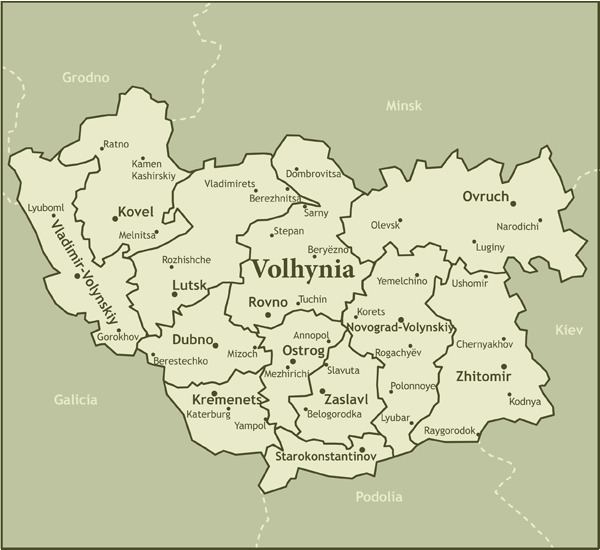 Volhynia Ukraine SIG Volhynia Province