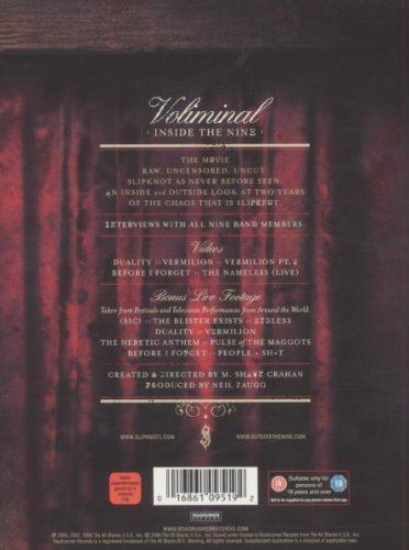 Voliminal: Inside the Nine Amazoncom Slipknot Voliminal Inside the Nine Slipknot Shawn