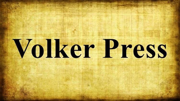 Volker Press Volker Press YouTube