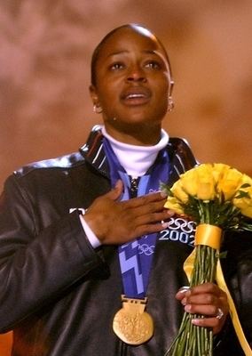Vonetta Flowers Vonetta Flowers Bobsled First AfricanAmerican to win a gold medal