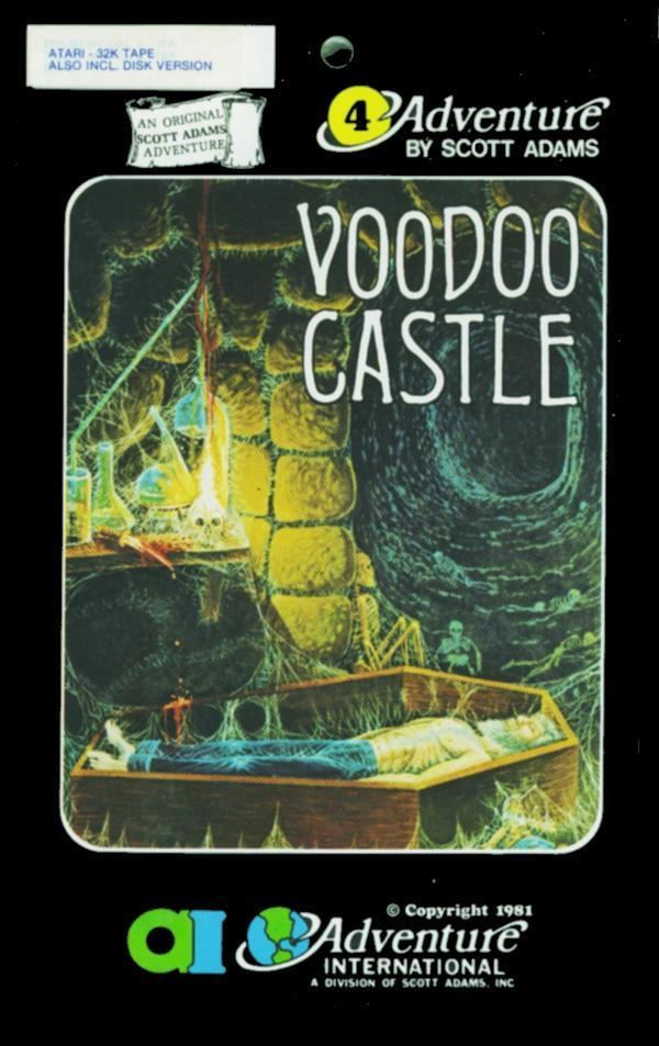 Voodoo Castle Atari 400 800 XL XE Adventure No 4 Voodoo Castle scans dump