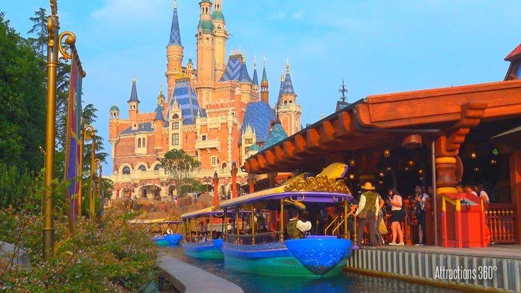 Voyage to the Crystal Grotto 4K Voyage to the Crystal Grotto Boat Ride Shanghai Disneyland