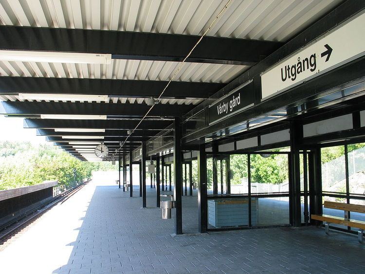 Vårby gård metro station
