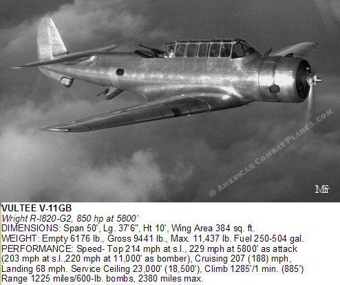 Vultee V-11 V11 Vultee by Ray Wagner Page 1