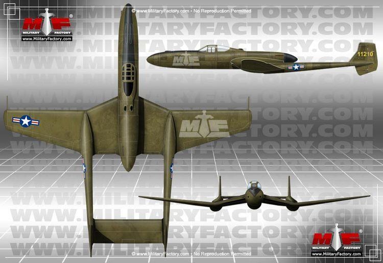 Vultee XP-54 Vultee XP54 Swoose Goose SingleSeat TwinBoom Fighter Prototype