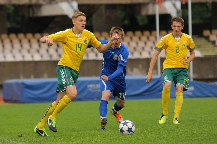 Vykintas Slivka Lietuvos U19 rinktins saugas V Slivka Italijoje