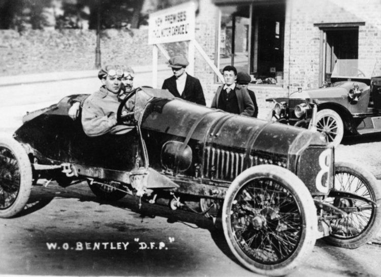 W. O. Bentley WO Bentley at the wheel of his DFP car Posters amp Prints by