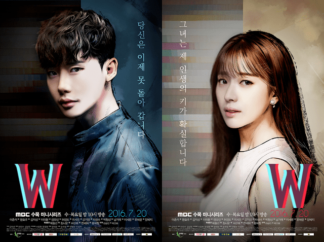 W (TV series) Drama 2016 WTwo Worlds Starring Lee Jong Suk Han Hyo Joo