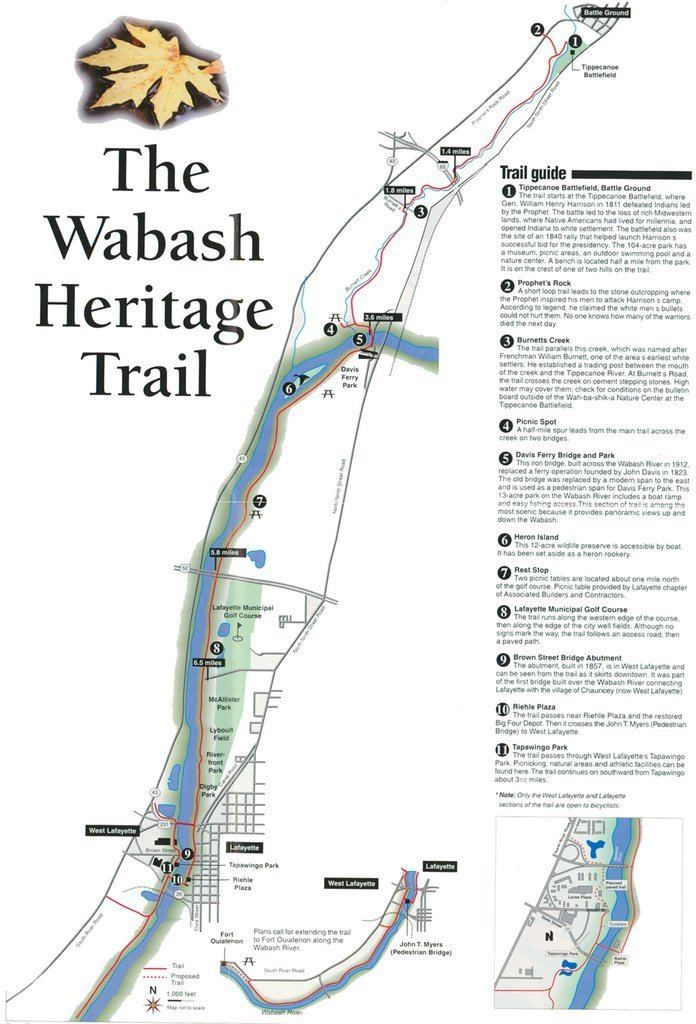 Wabash Heritage Trail The Wabash Heritage Trail Maplets