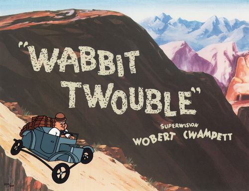 Comic Mint Animation Art Wabbit Twouble By Bob Clampett