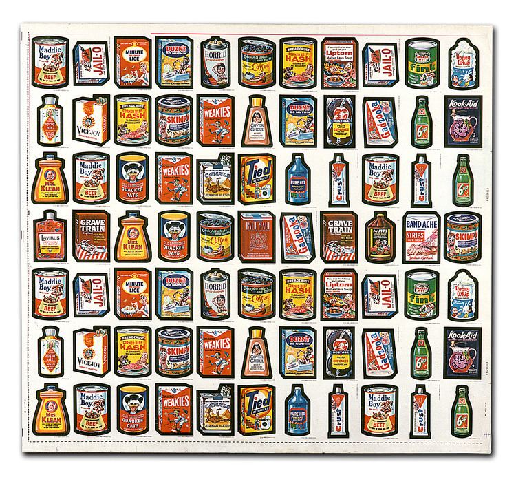 Wacky Packages Wacky Packages Series 1 uncut sheet 1973