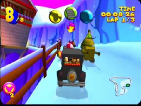 Wacky Races (2000 video game) Wacky Races Game Sample Dreamcast YouTube