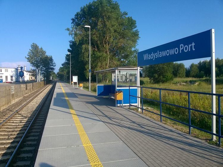 Władysławowo Port railway station