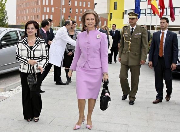 Wafaa Sleiman First Lady Wafaa Sleiman Pictures Queen Sofia Visits The