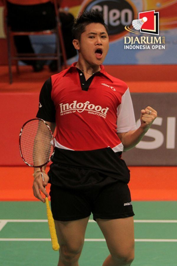Wahyu Nayaka Djarum Badminton Indonesia Open 2013 Hari ke 1 Ekspresi Wahyu
