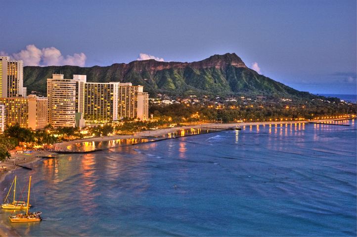 Waikiki Beautiful Landscapes of Waikiki