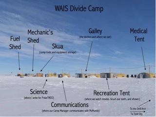 WAIS Divide 22 December 2010 WAIS Divide Camp Layout PolarTREC