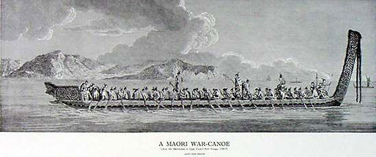 Waka (canoe) Arrival of The Tainui Waka Canoe