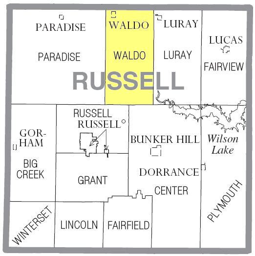 Waldo Township, Russell County, Kansas