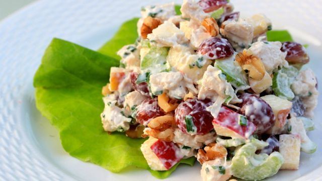 Waldorf salad Chicken Waldorf Salad With Chives Clean Delicious with Dani Spies