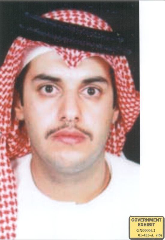 Waleed al-Shehri wearing a ghutra, agal, and white long sleeves