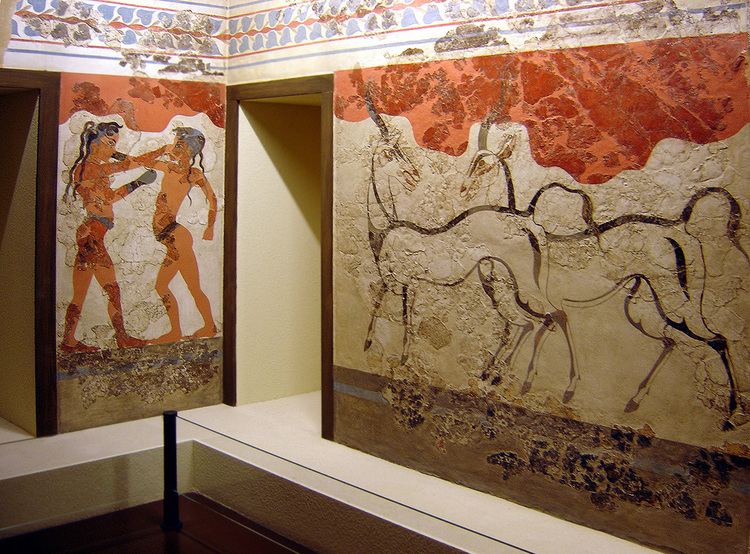 Wall Paintings of Thera