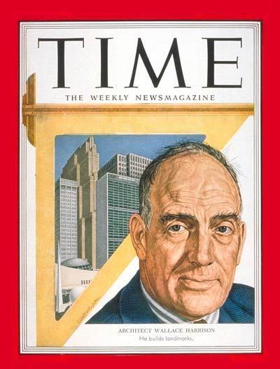 Wallace Harrison TIME Magazine Cover Wallace K Harrison Sep 22 1952