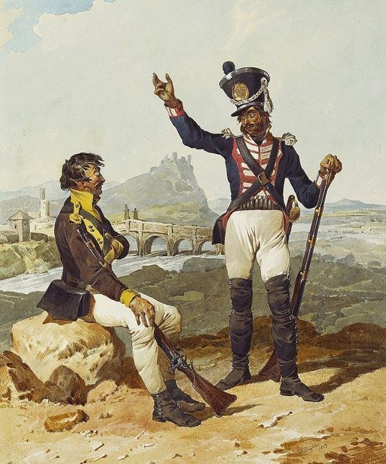 Walloon Guards Spanish Toledo Infantry Regt Walloon Guards Privates 1814 by