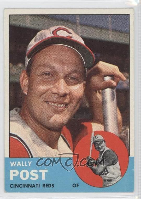 Wally Post 1963 Topps 462 Wally Post COMC Card Marketplace