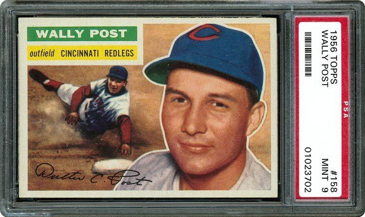 Wally Post 1956 Topps Wally Post PSA CardFacts