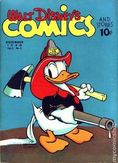 Walt Disney's Comics and Stories Walt Disneys Comics and Stories 1940 DellGold KeyGladstone