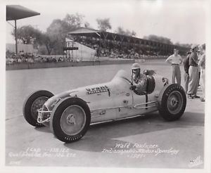 Walt Faulkner Driver Walt Faulkner in Car at 1951 Indianapolis 500 News