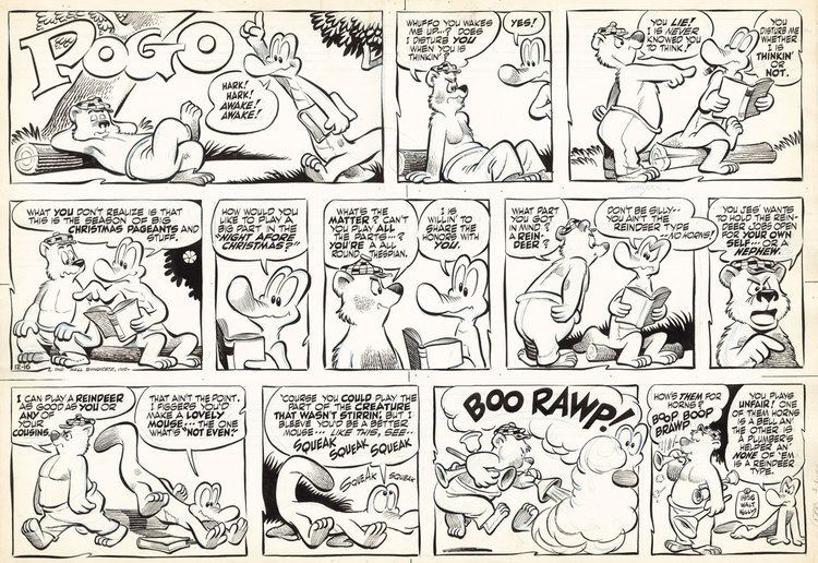 Walt Kelly original Pogo comic art by Walt Kelly original handdrawn