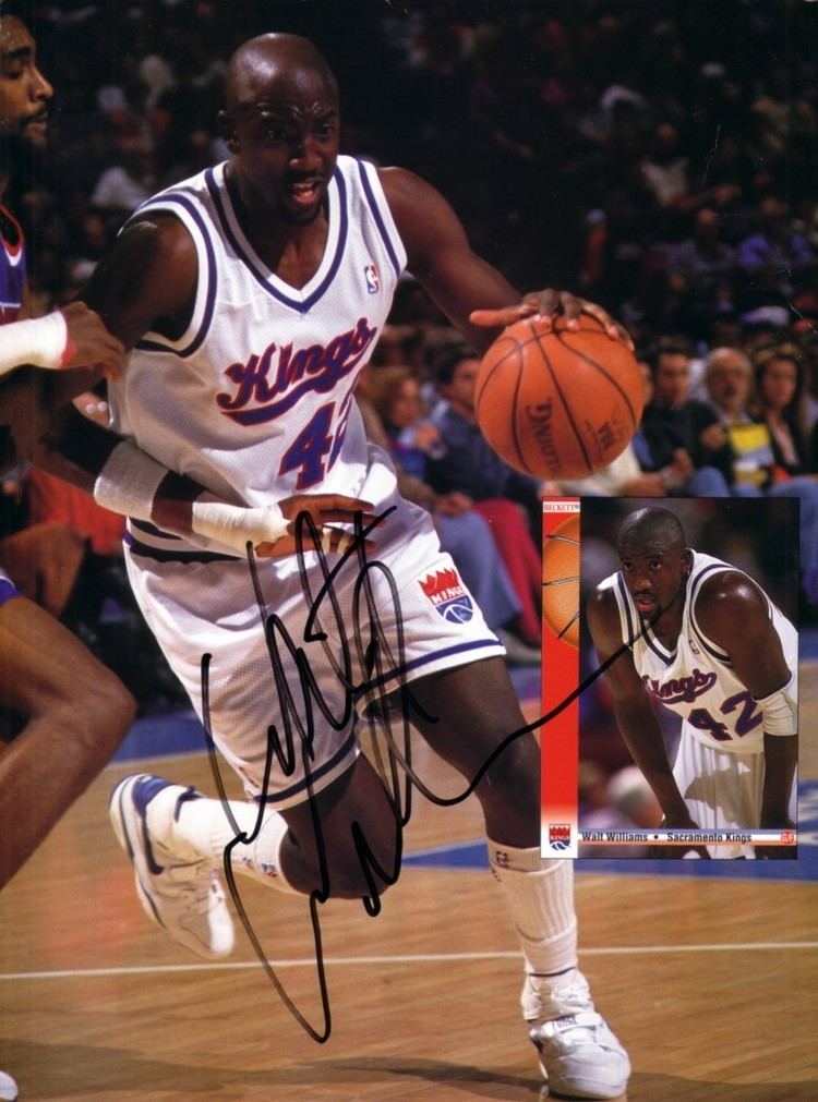 Walt Williams Walt Williams autographed Sacramento Kings Beckett Basketball
