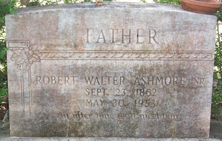 Walter Ashmore Robert Walter Ashmore Sr 1862 1953 Find A Grave Memorial