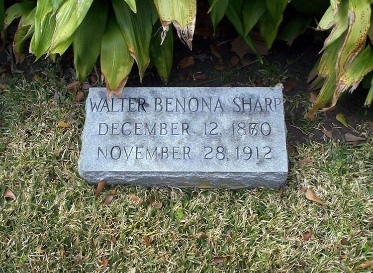 Walter Benona Sharp Walter Benona Sharp 1870 1912 Find A Grave Memorial