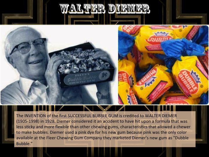 Walter Diemer 25 best Who invented bubble gum ideas on Pinterest Who invented