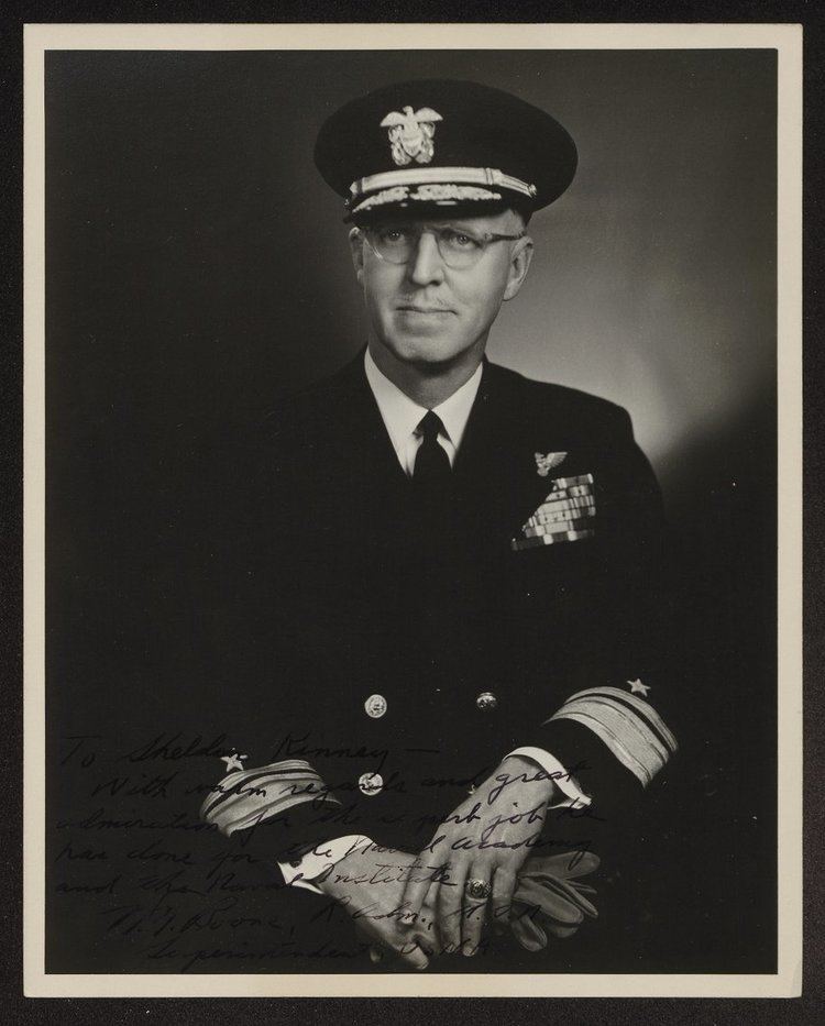 Walter F. Boone Photograph of Rear Admiral Walter F Boone USN