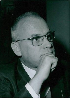 Walter H. Moeller Vintage Photo Of Close Up Of American Politician Walter H Moeller