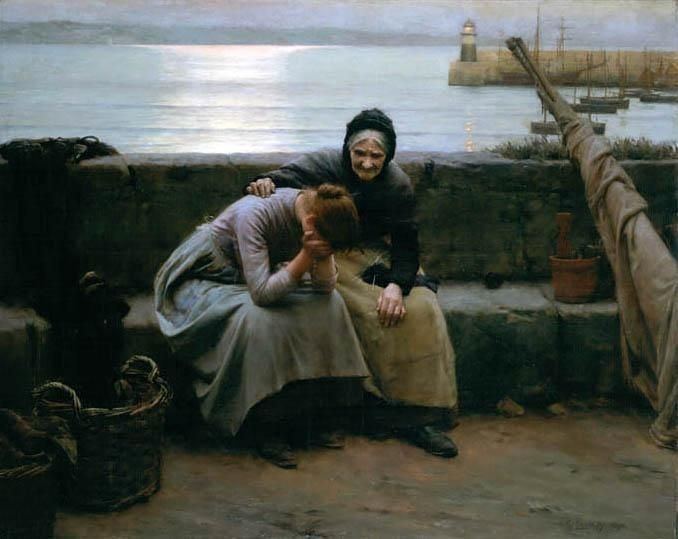 Walter Langley Never Morning Wore to Evening but Some Heart Did Break by