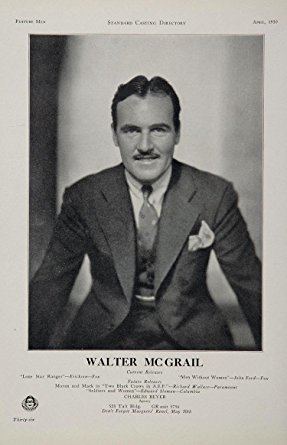 Walter McGrail Amazoncom 1930 Walter McGrail Actor Movie Film Casting Ad