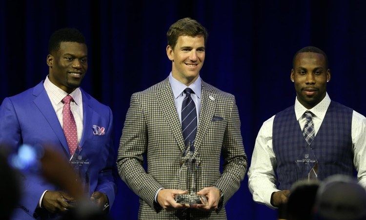 Walter Payton NFL Man of the Year Award Eli Manning Walter Payton NFL Man of the Year nomination is a