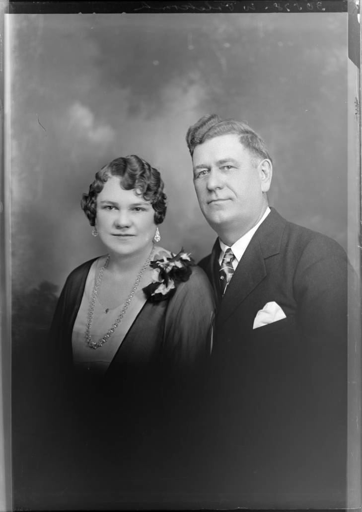 Walter Polakowski Portrait of Senator Walter Polakowski and wife Milwaukee Polonia