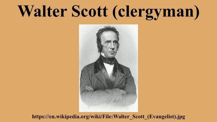 Walter Scott (clergyman) Walter Scott clergyman YouTube