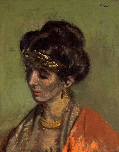 Walter Sickert Portrait of Lady Noble Walter Sickert WikiArtorg