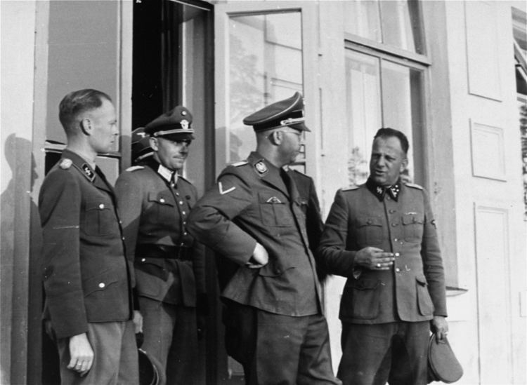 Walther Hewel Heinrich Himmler with other Nazi officials Also pictured