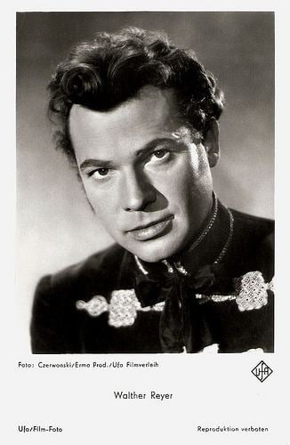 Walther Reyer European Film Star Postcards Walter Reyer