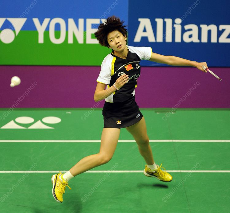 Wang Xin (badminton) wangxin29chnarworldchampionships2010jpg