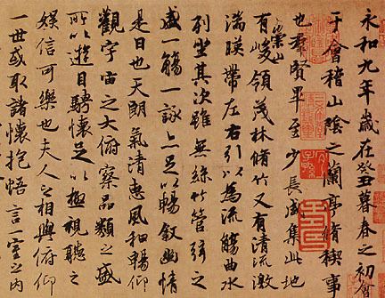 Wang Xizhi Six Dynasties Calligraphy