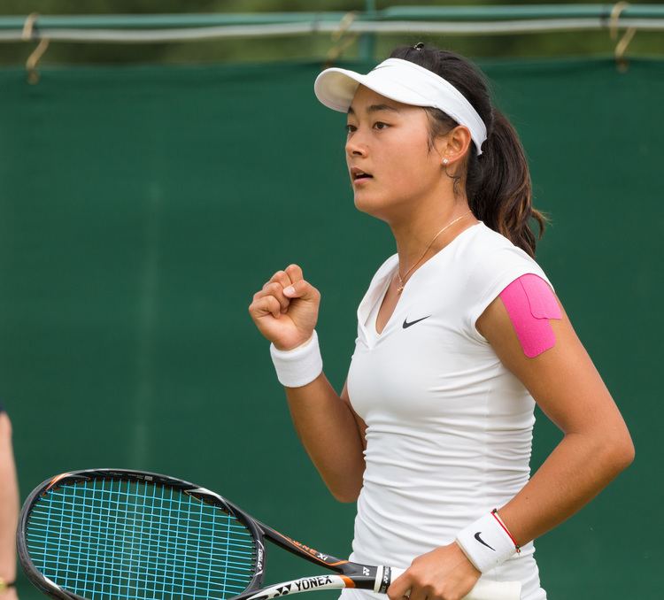 Wang Yafan FileWang Yafan 14 2015 Wimbledon Qualifying Diliffjpg